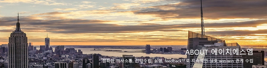 에이치에스엠:정확한의사소통,지속적인 상호win win
